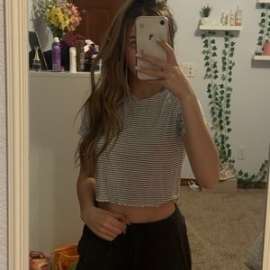 Striped Crop Top